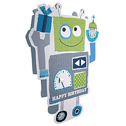 Birthday Robot Card