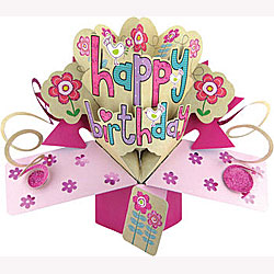 Happy Birthday (Pink) Card