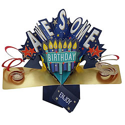 Awesome Birthday Card (Navy Blue) Awesome Birthday Card (Navy Blue)