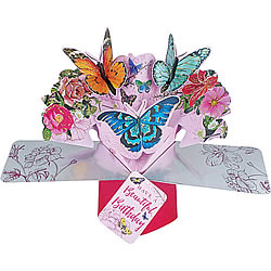 Butterfly Birthday Card (Bright)