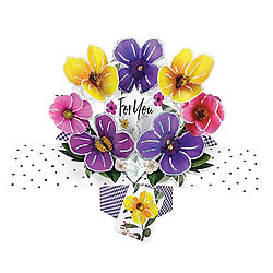 Pansies Card (For You)