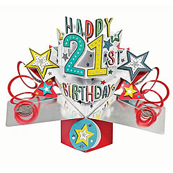 21st Birthday Card 21st Birthday Card