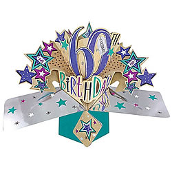 60th Birthday Card 60th Birthday Card