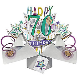 70th Birthday Card 70th Birthday Card