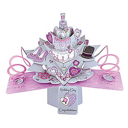 Congratulations Card (Wedding Cake)