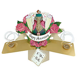 Anniversary Card (Champagne & Roses) Anniversary Card (Champagne & Roses)
