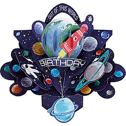 Out Of This World Birthday Card