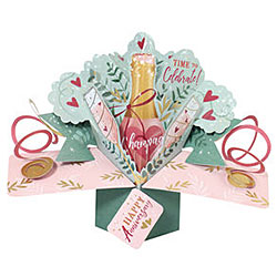 Champagne Flutes Anniversary Card Champagne Flutes Anniversary Card