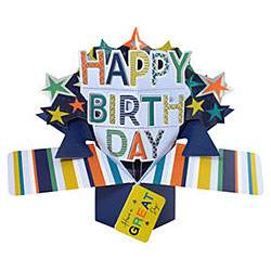 Stars Birthday Card