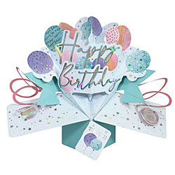 Balloons Birthday Card Balloons Birthday Card