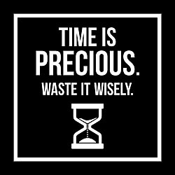 Time Is Precious Card Time Is Precious Card