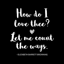 How Do I Love Thee? Card How Do I Love Thee? Card