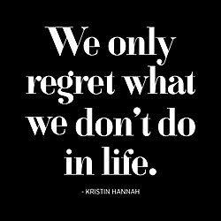 We Only Regret What We Don't Do Card We Only Regret What We Don't Do Card