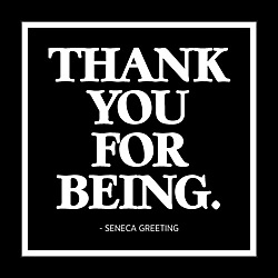 Thank You For Being Card Thank You For Being Card