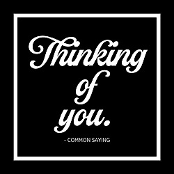 Thinking Of You Card Thinking Of You Card