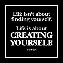Life Isn't About Finding Yourself Card Life Isn't About Finding Yourself Card