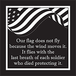 Our Flag Does Not Fly Card Our Flag Does Not Fly Card