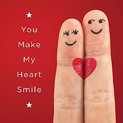 You Make My Heart Smile Greeting Card