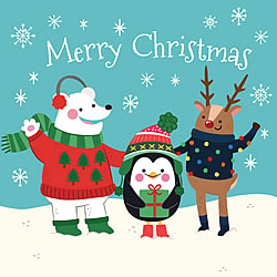 Arctic Friends Greeting Card Arctic Friends Greeting Card