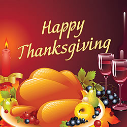 Thanksgiving Dinner Greeting Card