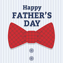 Happy Father's Day (Bowtie) Greeting Card