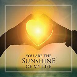 You Are The Sunshine Of My Life Card You Are The Sunshine Of My Life Card
