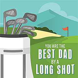 Best Dad By A Long Shot Card Best Dad By A Long Shot Card