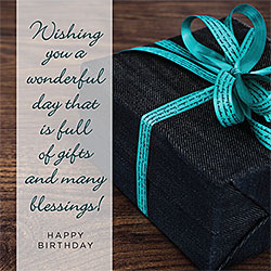 Wishing You A Wonderful Birthday Card Wishing You A Wonderful Birthday Card