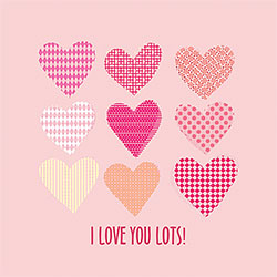 Quilted Hearts Card Quilted Hearts Card