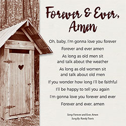 Forever & Ever Amen Card