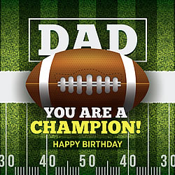 You Are A Champion Dad Birthday Card You Are A Champion Dad Birthday Card