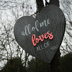 All Of Me Loves All Of You Card (Wood Plaque)