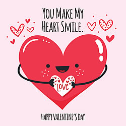 You Make My Heart Smile Card You Make My Heart Smile Card