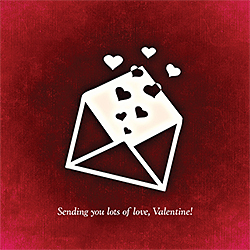 Sending You Lots Of Love Card Sending You Lots Of Love Card