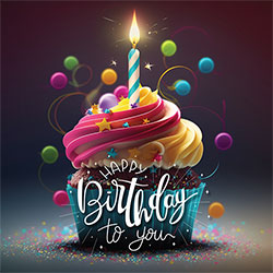 Happy Birthday To You Card (Cupcake) Happy Birthday To You Card (Cupcake)