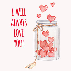I Will Always Love You Card I Will Always Love You Card