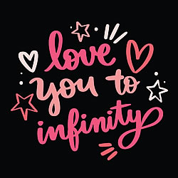 Love You To Infinity Card Love You To Infinity Card