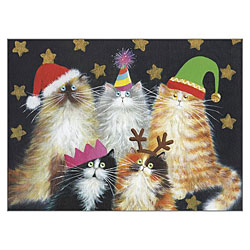 Christmas Cats Card Christmas Cats Card