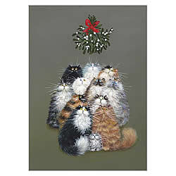 12 Cats Of Christmas Card