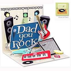 Dad, You Rock! Card