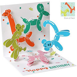 Animal Balloons Card Animal Balloons Card