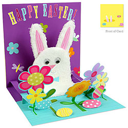Bunny & Flowers Card Bunny & Flowers Card