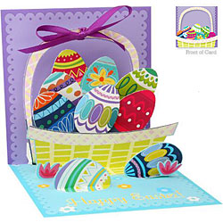 Easter Egg Basket Card Easter Egg Basket Card