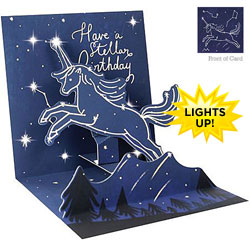 Unicorn Constellation Light Card Unicorn Constellation Light Card