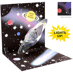 3D Light Up Greeting Card from Up With Paper UP-WP-LIT-1316 LIGHTNING BUGS 