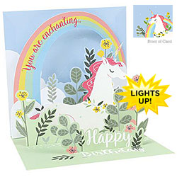 Unicorn Light Card