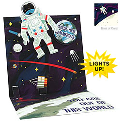 Astronaut Light Card
