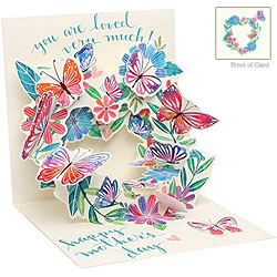 Butterfly Wreath Card