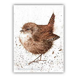 Jenny Wren Card (Bird)