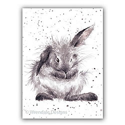 Bath Time Card (Rabbit)